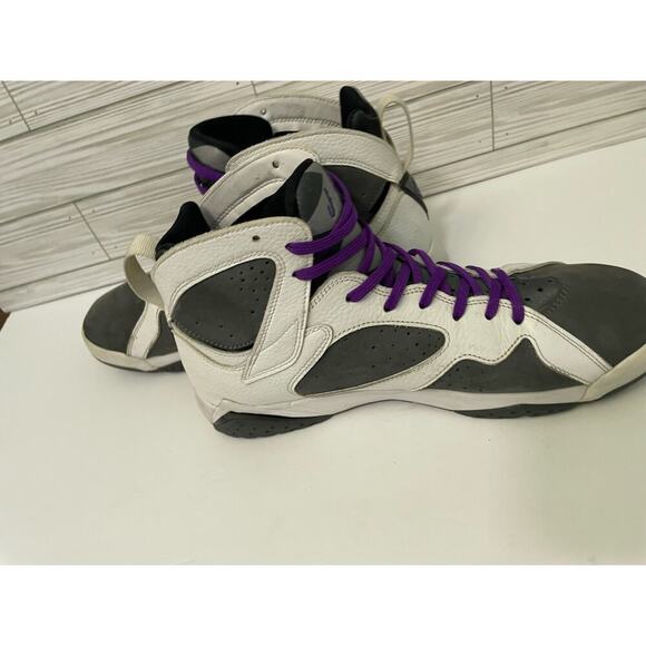 Nike Air Jordan 7 Retro Flint 2021 Grey White Men's Size 11.5 - Picture 12 of 15